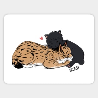 Banana Fish - Ash and Eiji Cats Sticker